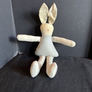 Vintage Handmade Stuffed Rabbit Toy 12 in Tall X 4 in Wide